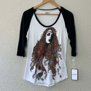 Lauren Moshi Frankie Raglan Baseball Color Gypsy Girl